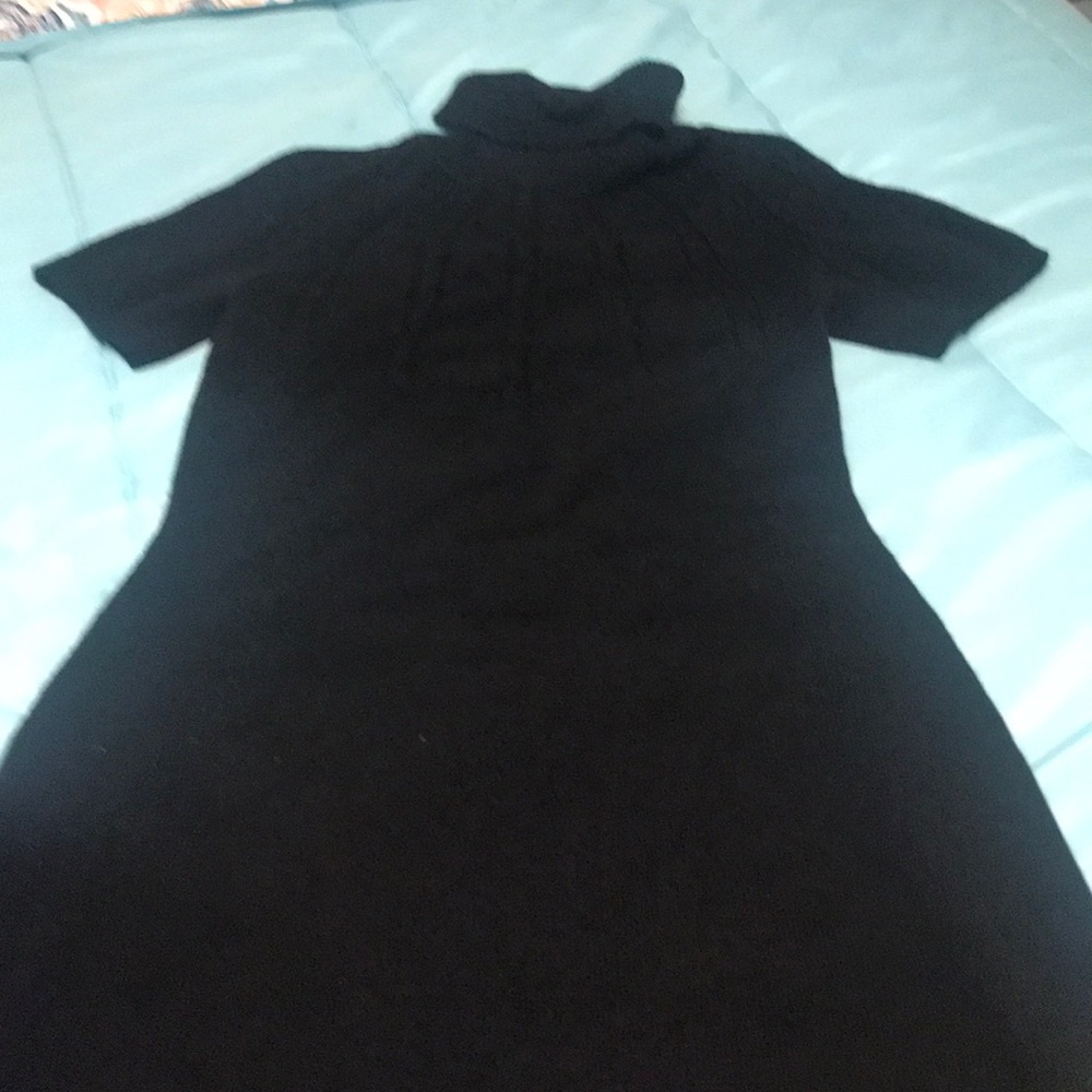 Black sweater dress